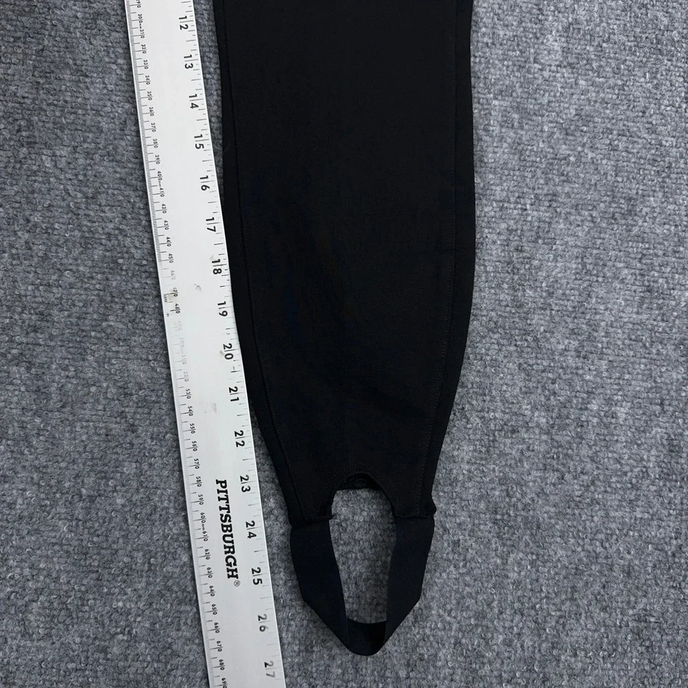 NEW Spanx Ponte Stirrup Leggings Womens Small Black High Rise Stretch 21297R